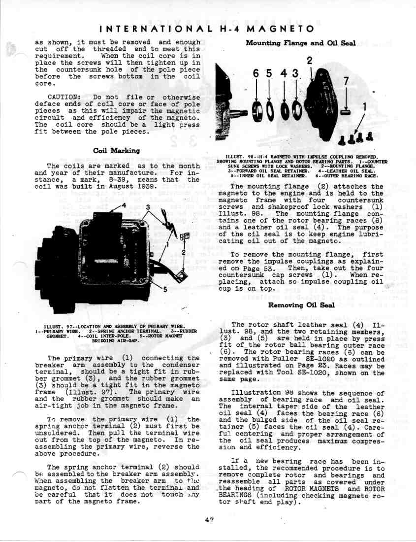 GSS-5035 Service Manual Magnetos